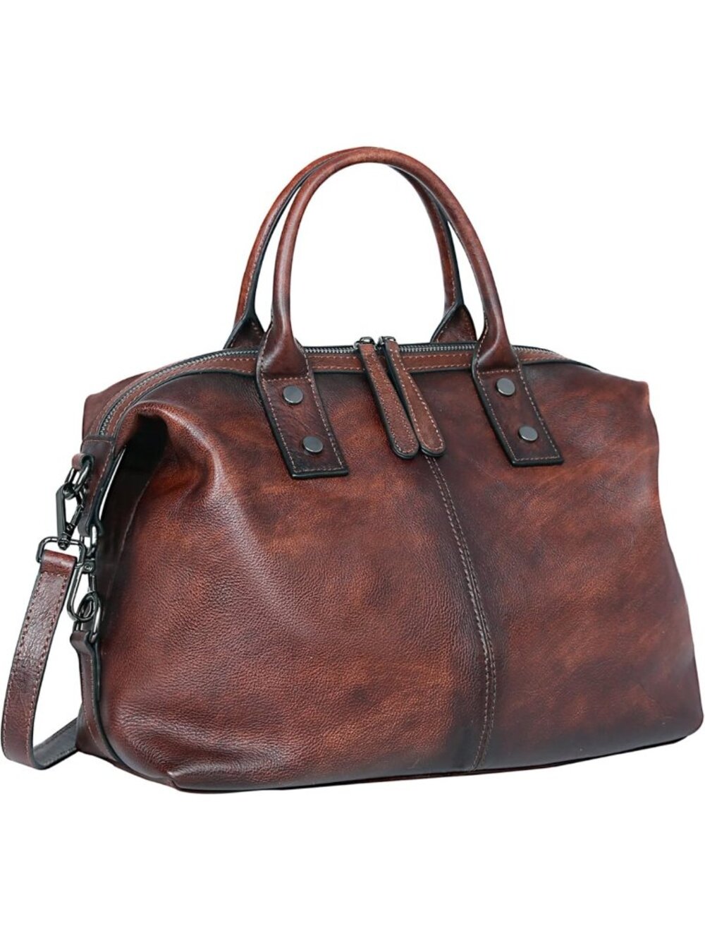 Stylish Leather Satchel Handbag for Women | Versatile Shoulder Bag & Hobo Tote